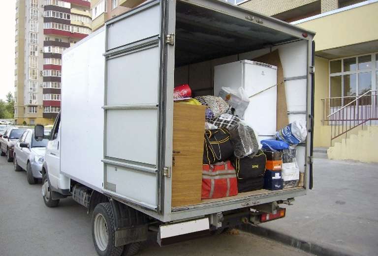 Заказ авто для отправки мебели : Коробки Личные вещи из Владивостока в Курск